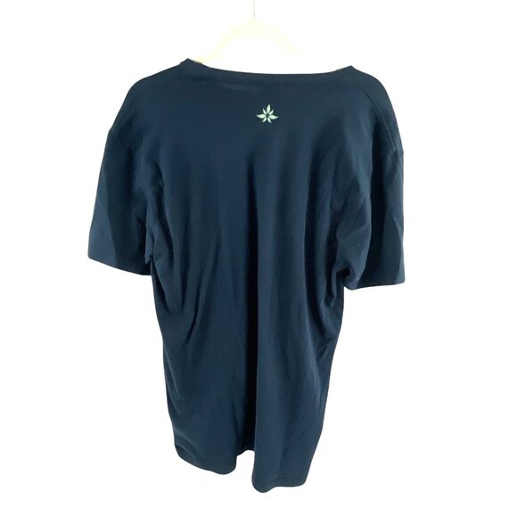 Next Level Apparel Cannabist Graphic Unisex T-Shirt L Blue Oversized Casual - Picture 2 of 9